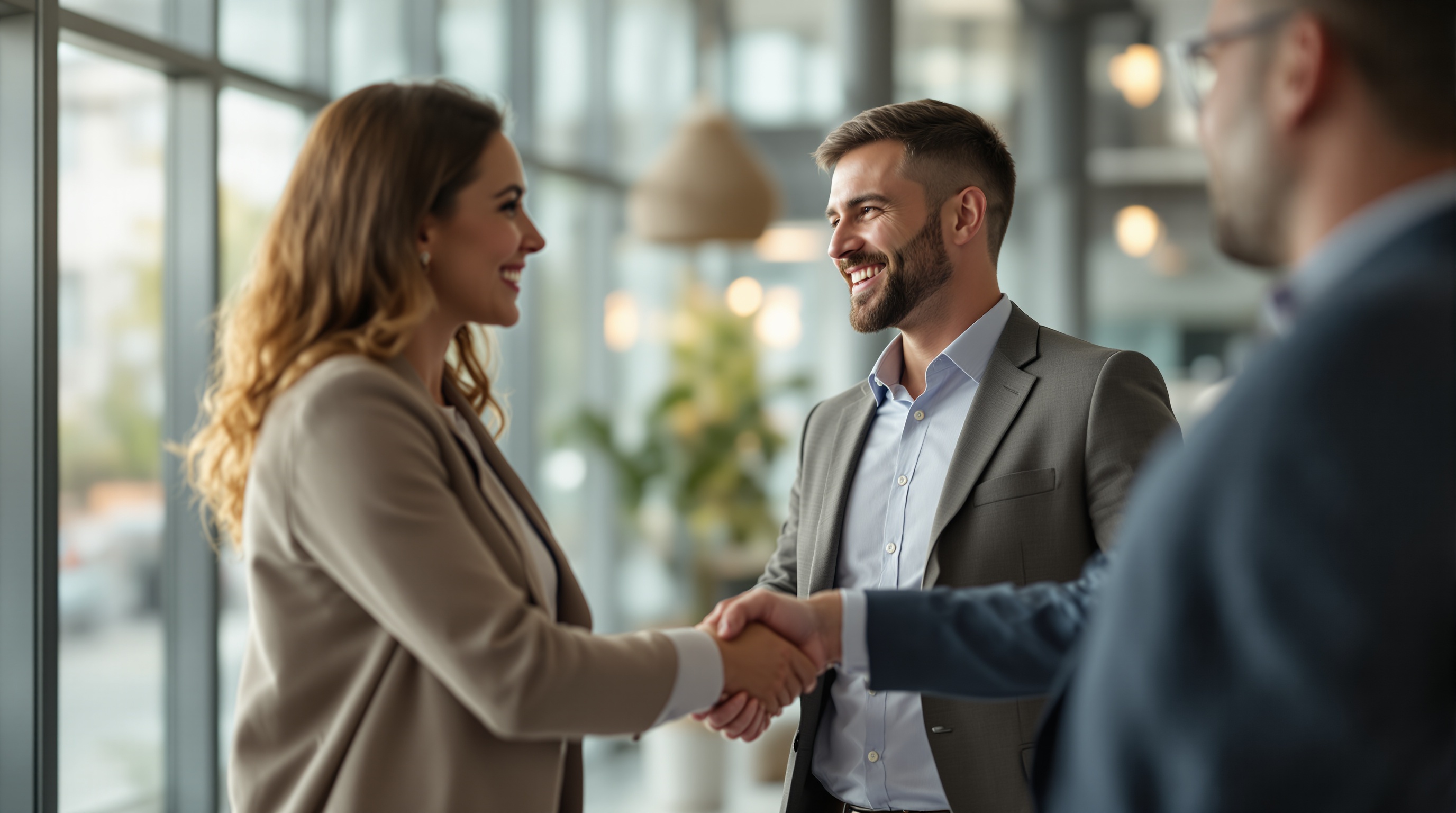 Partnership handshake