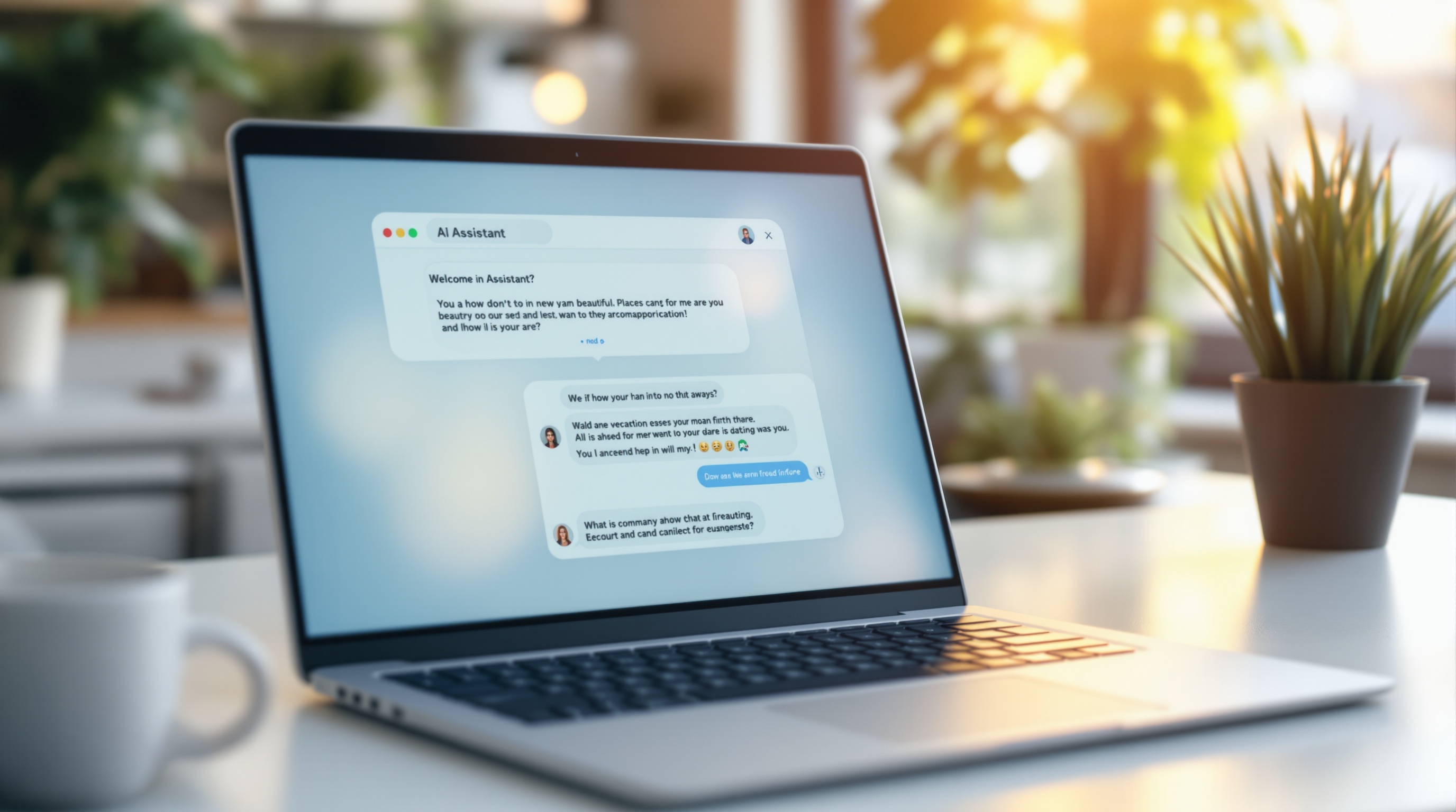 Artificial intelligence interface designed for insurance workflows